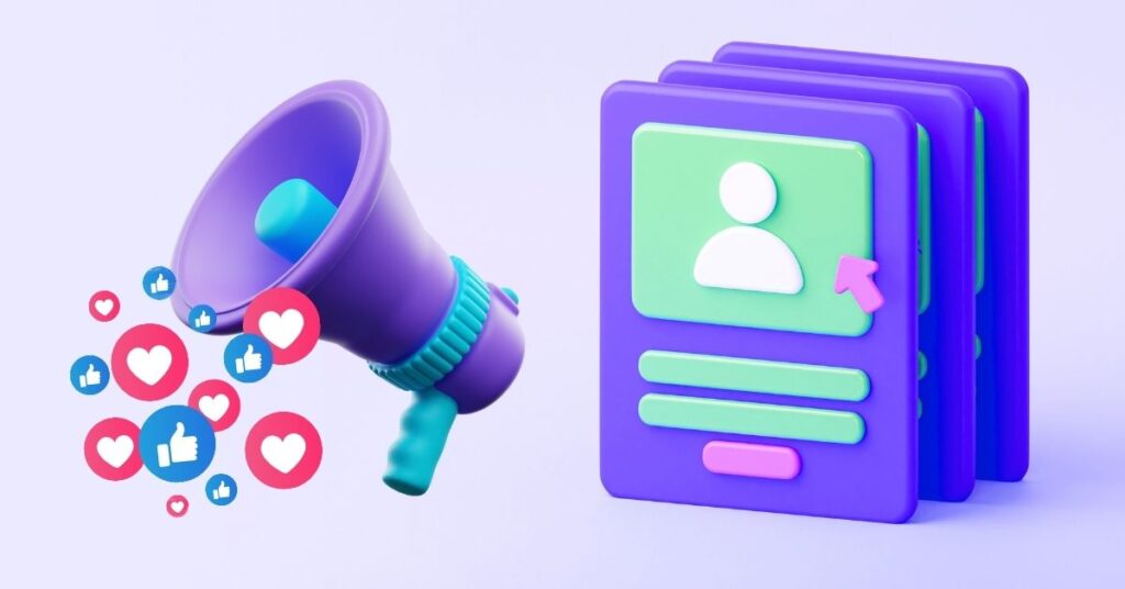 Grafica 3D moduli Facebook per lead generation