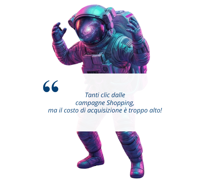 astronauta citazione google ads ecommerce