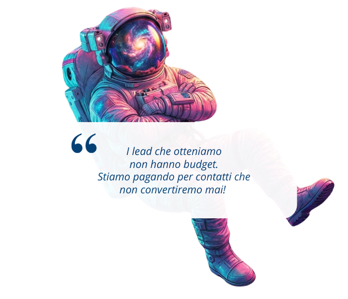 astronauta citazione google ads lead generation