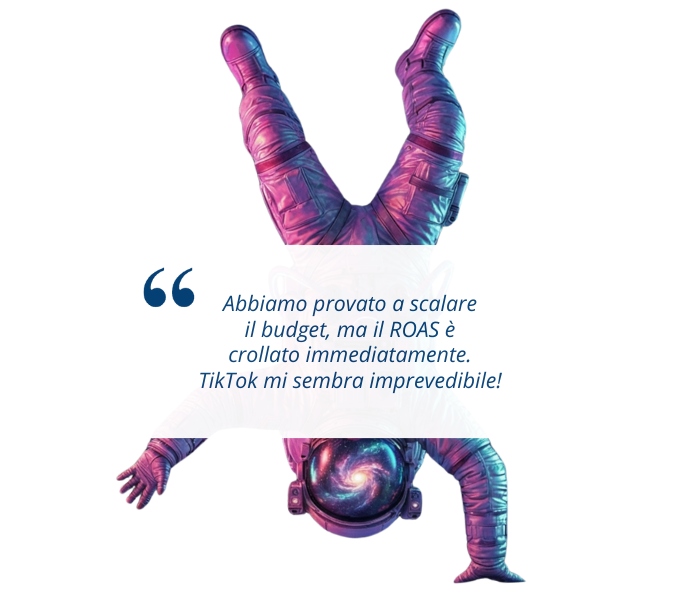 astronauta citazione tiktok ads